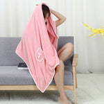 robe bain violet rose bleu clair doublée bordure blanche rapide compressée machine washable
