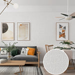 papier peint autocollant vinyle blanc effet lin moderne imperméable décoration murale salon maison