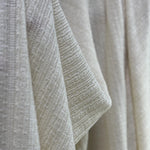 tissu blanc rayures horizontales texture moderne minimaliste 24% coton 53% laine 23% lyocell 150cm