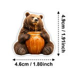 stickers multicolores animaux cartoon adhésifs variés fruits aliments usage quotidien 50 pièces papier
