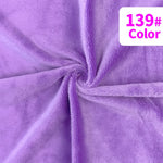 tissu velours doux violet rose blanc moderne confortable peluche respirant bricolage artisanat décoration