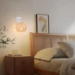 lampes murales rustiques tressage corde bohème chambre salon étude entree