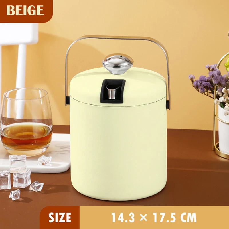 cuve glace argentée lisse moderne tongs refroidisseur vin boisson bière