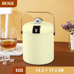 cuve glace argentée lisse moderne tongs refroidisseur vin boisson bière