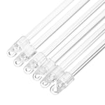 tiges rideau transparentes sans motif moderne stores verticaux accessoires rideaux longues baguettes inclinables