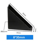 protector angle table noir anti collision adhésif moderne sécurité bébé