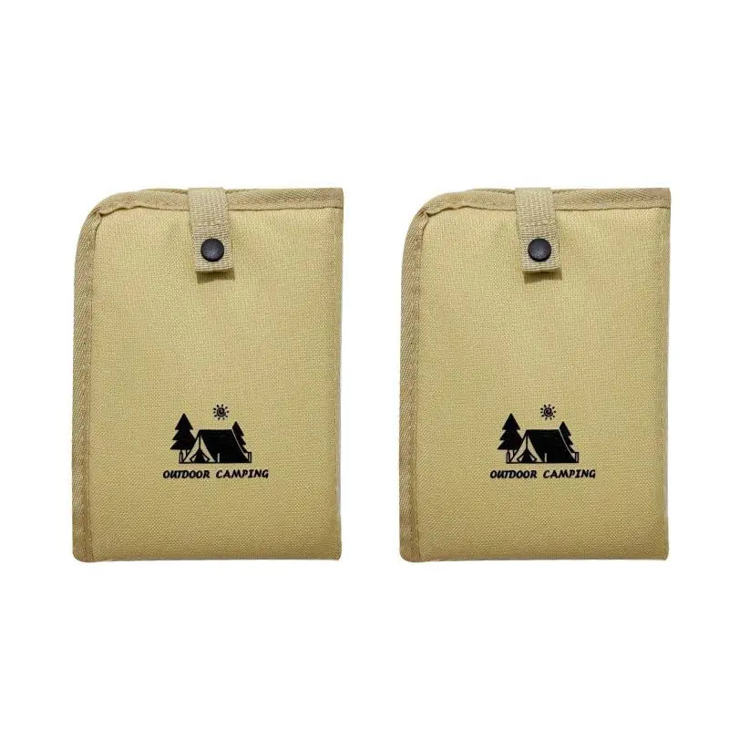 coussin pliable extérieur toile oxford 600d imperméable beige noir vert pratique léger résistant boucle