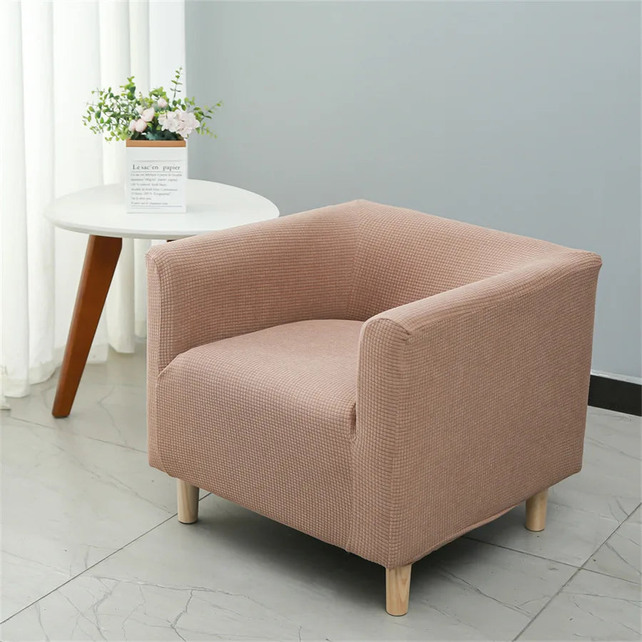 housse canapé fauteuil polyester moderne motif petits points couleurs vert foncé blanc bleu marine