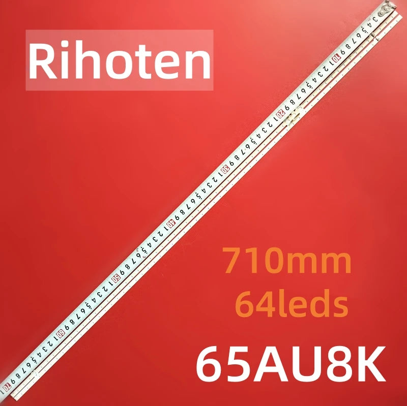 ruban led blanc moderne adhésif 64 leds 710mm kit protection