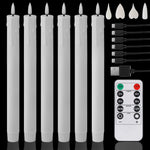 décoration intérieure moderne bougies led sans flamme blanc opaques télécommande pièces base plate