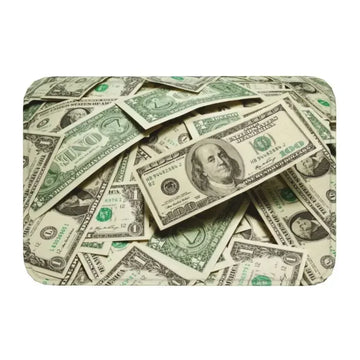 tapis vert moderne billets dollars antidérapant imperméable usage extérieur intérieur porte sol