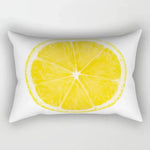 taies d'oreiller géométriques jaunes blanches modernes polyester 30x50cm minimaliste coussins rectangulaires motifs triangles losanges