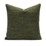 coussin vert olive rayures moderne décoration intérieure blanc motif géométrique noir plissé
