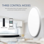 lampe led moderne blanc télécommande application 50cm diamètre 2000 82000lm