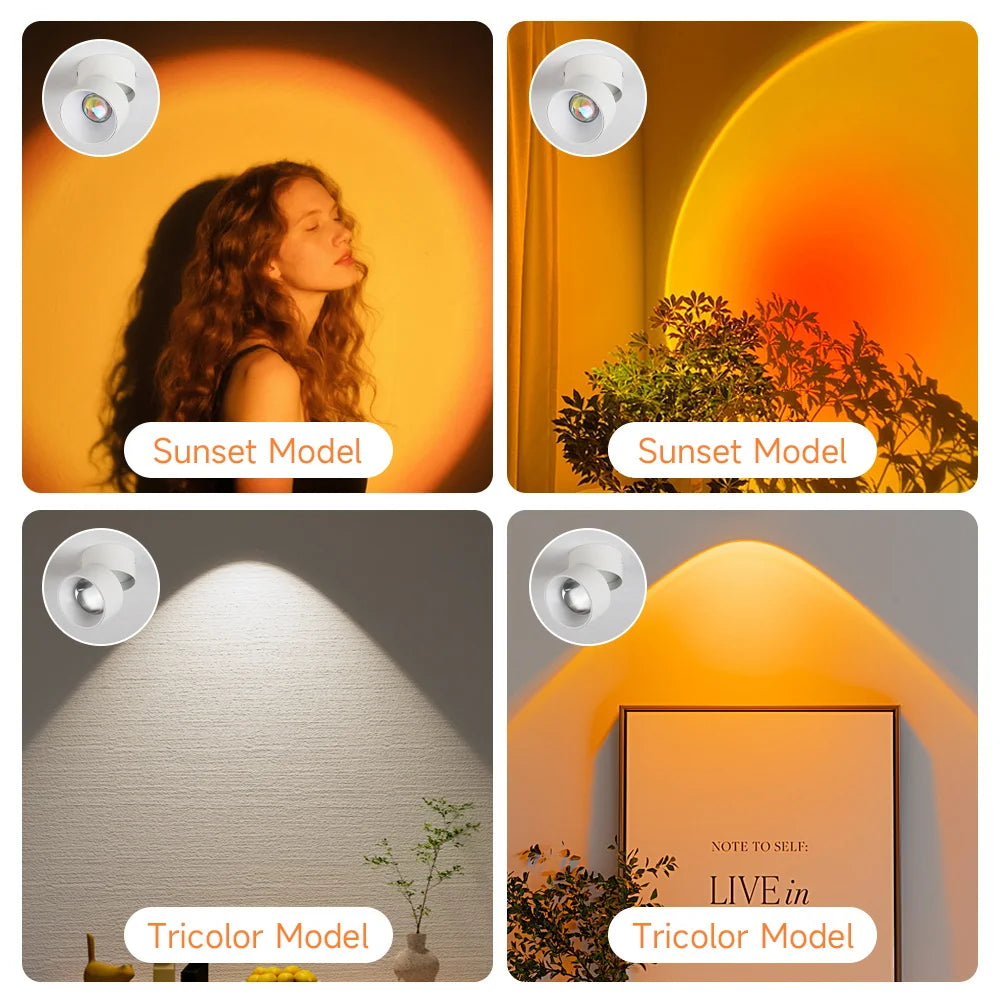 spot lumineux led blanc moderne fixé vis entrée salon flux lumineux élevé certification rohs