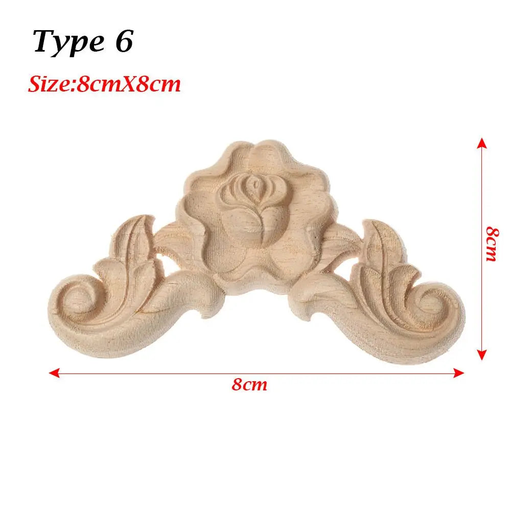 appliques murales bois sculptées fleurs détaillées artisanal baroque naturel moderne