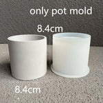jardin pots silicone moderne jaune blanc gris mat opaques variés tailles