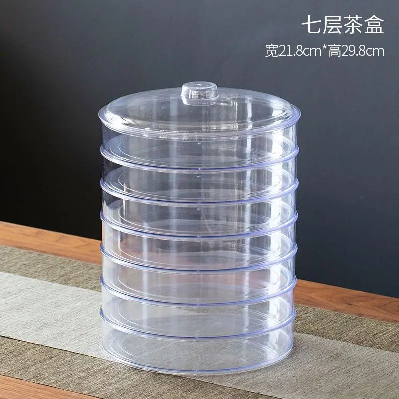 boîte thé transparente imprimé chinois moderne résistante humidité papier d'emballage double couche