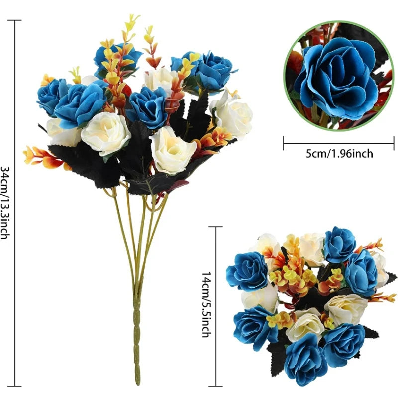 bouquet fleurs artificielles pivoine soie mariage décoration intérieure table jardin vert foncé roseclair