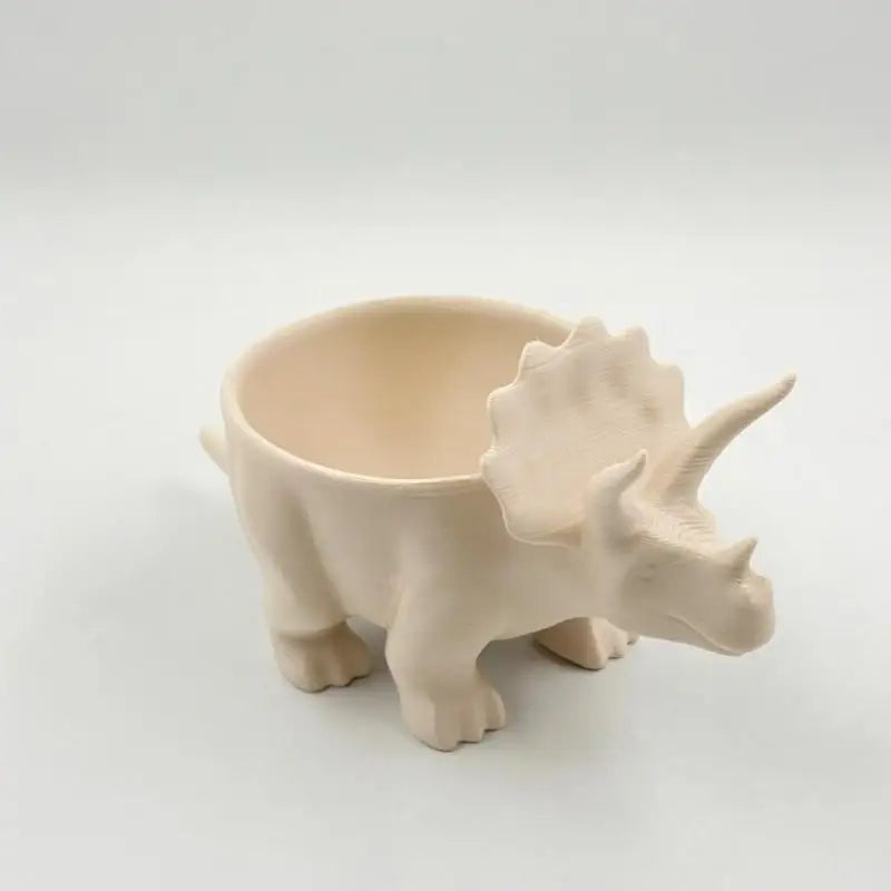 cache pot forme dinosaure gris sculpté relief créatif plante opacité décoration multifonctionnelle
