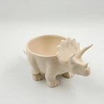 cache pot forme dinosaure gris sculpté relief créatif plante opacité décoration multifonctionnelle