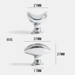 boutons porte argenté moderne élégants meubles chambre tiroirs cuisine lisses brillants travaux bois européens