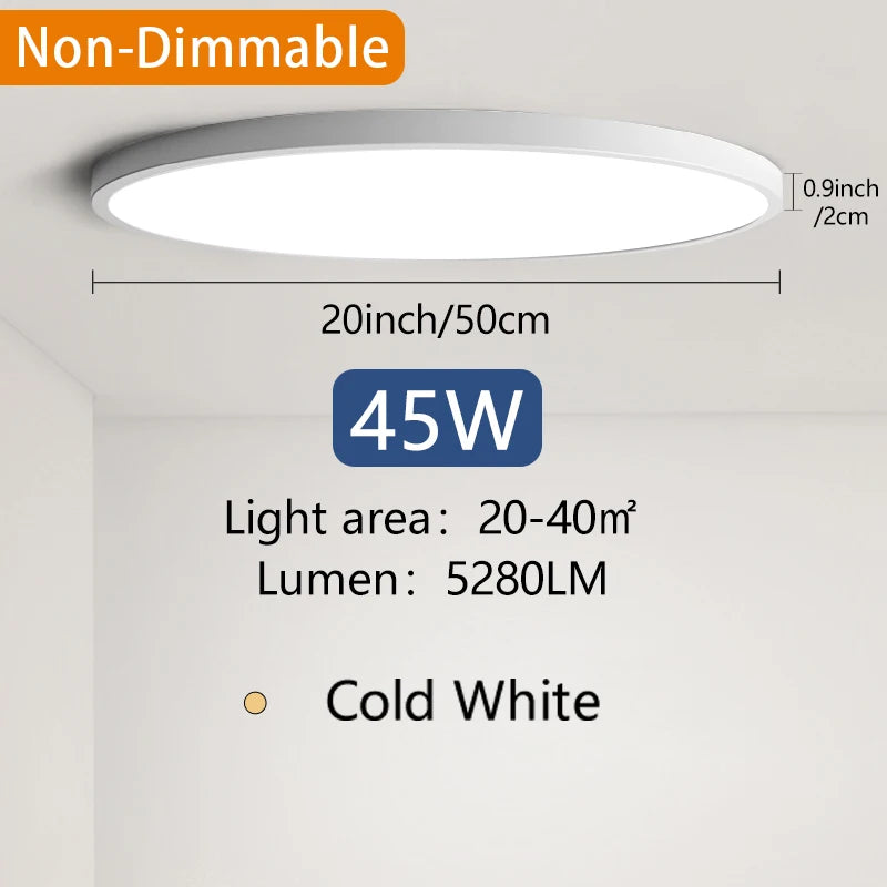 lampe led noir blanc moderne télécommande application 50cm largeur 200082000lm