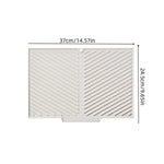 tapis cuisine rayures diagonales gris vert clair moderne adhésif vaisselle nettoyage brosse gant cuillère