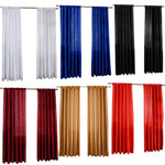 rideaux plissés blanc bleu rouge élégants semi transparent salon moderne polyester