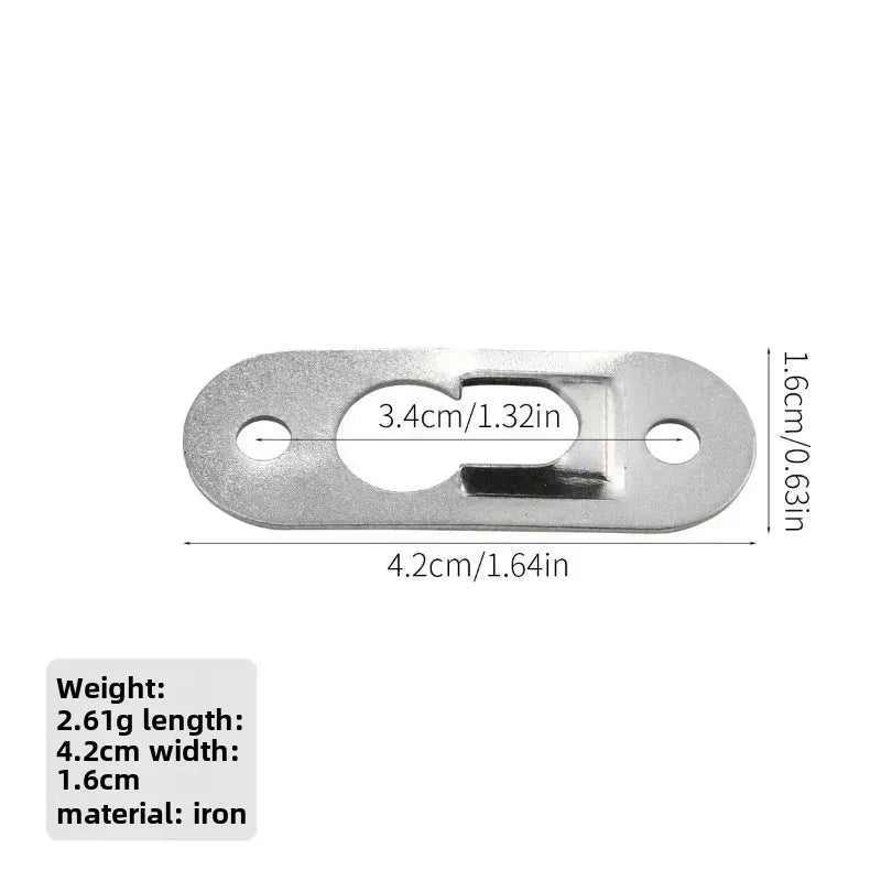 plaques fixation or noir argent modernes 30 pièces quincaillerie suspension cadres bois