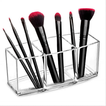 organiseur rangement cosmétique acrylique transparent étagère maquillage parfum salle bains