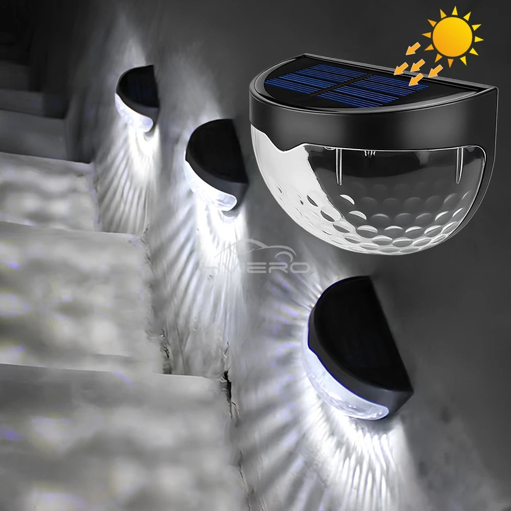 lampe solaire murale moderne perforée noir blanc led ip65 extérieure jardin