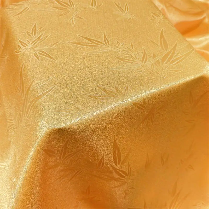 tissu brocart bambou vert rouge blanc élégant bricolage maison décor cosplay 150cm polyester
