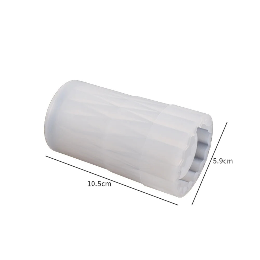 moule silicone géométrique moderne vase blanc minimaliste 100ml 250ml 500ml 50ml