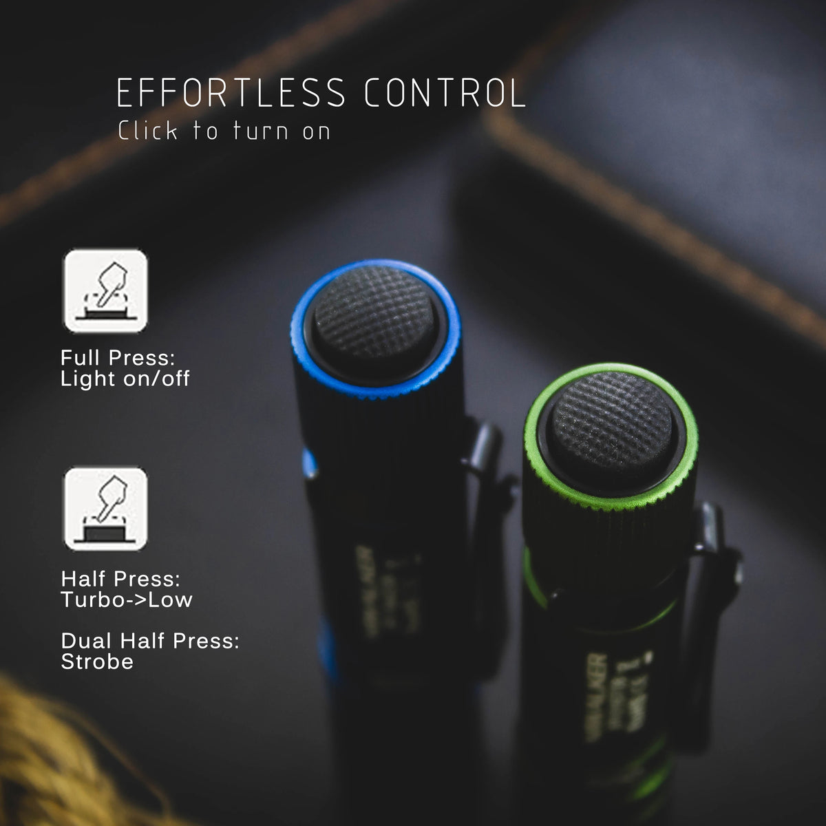 lampe torche rechargeable led clip double direction 450 lumens 12h autonomie aluminium