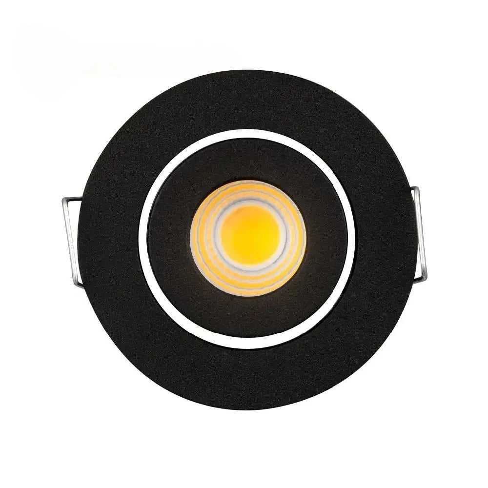 spot led encastrable noir mat mini 3w dimmable cuisine salle bain
