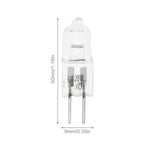 ampoules halogènes transparentes opalescentes blanc chaud 10w 20w 35w g4 10000h classique