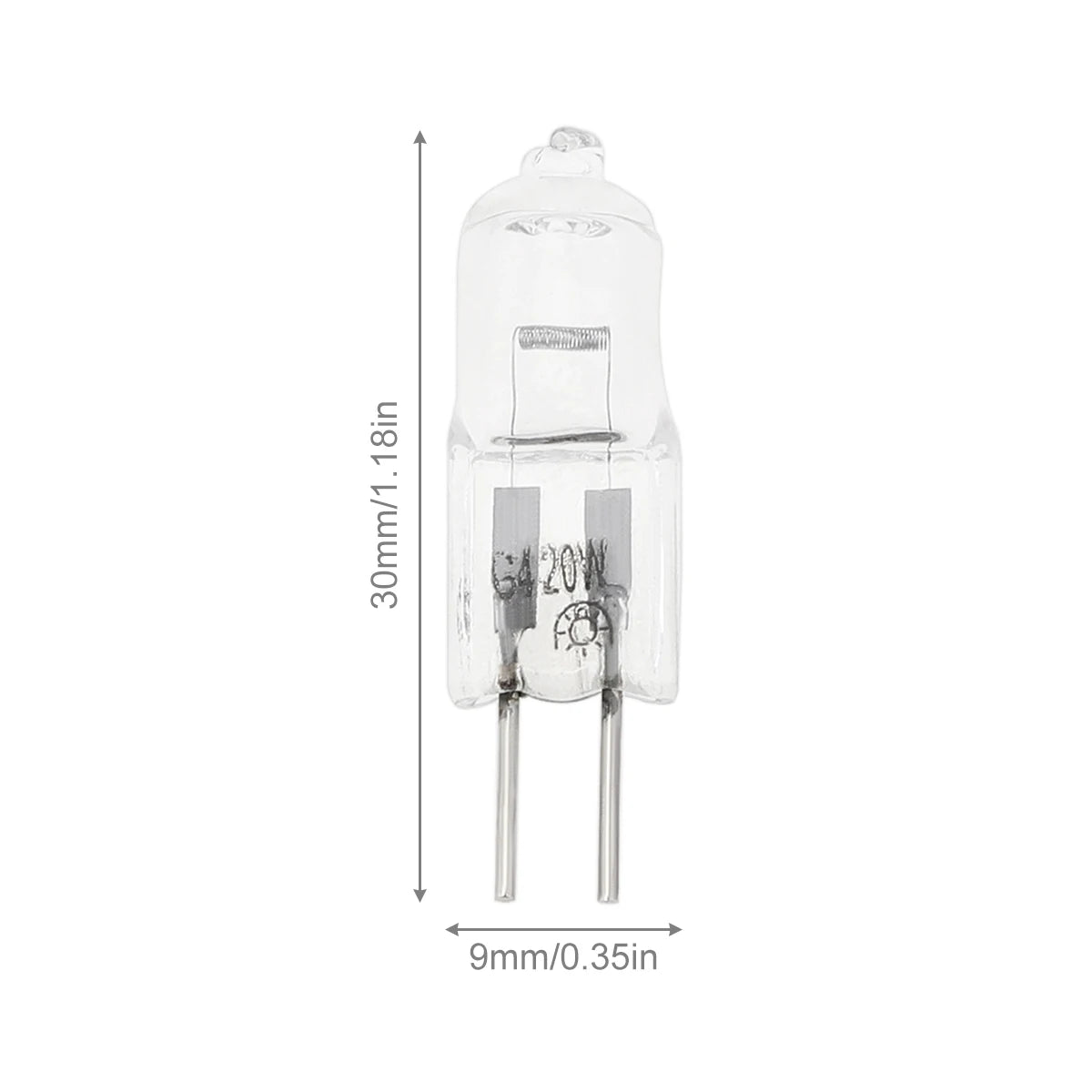 ampoules halogènes transparentes opalescentes blanc chaud 10w 20w 35w g4 10000h classique