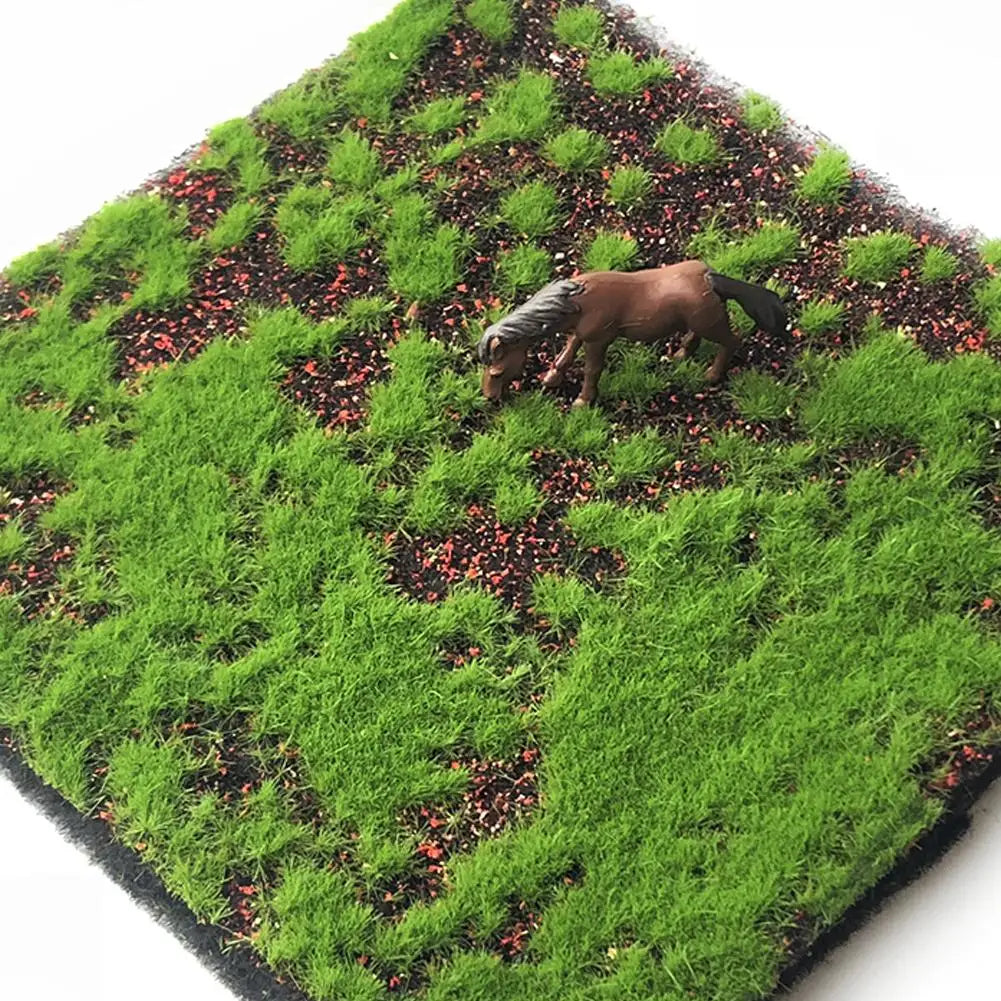 tapis artificiel herbe verte moderne figurines étoiles mer gâteau bouteilles vin decoration extérieure mariage