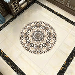 décor autocollant doré ornements floraux motifs géométriques classique 60cm 80cm