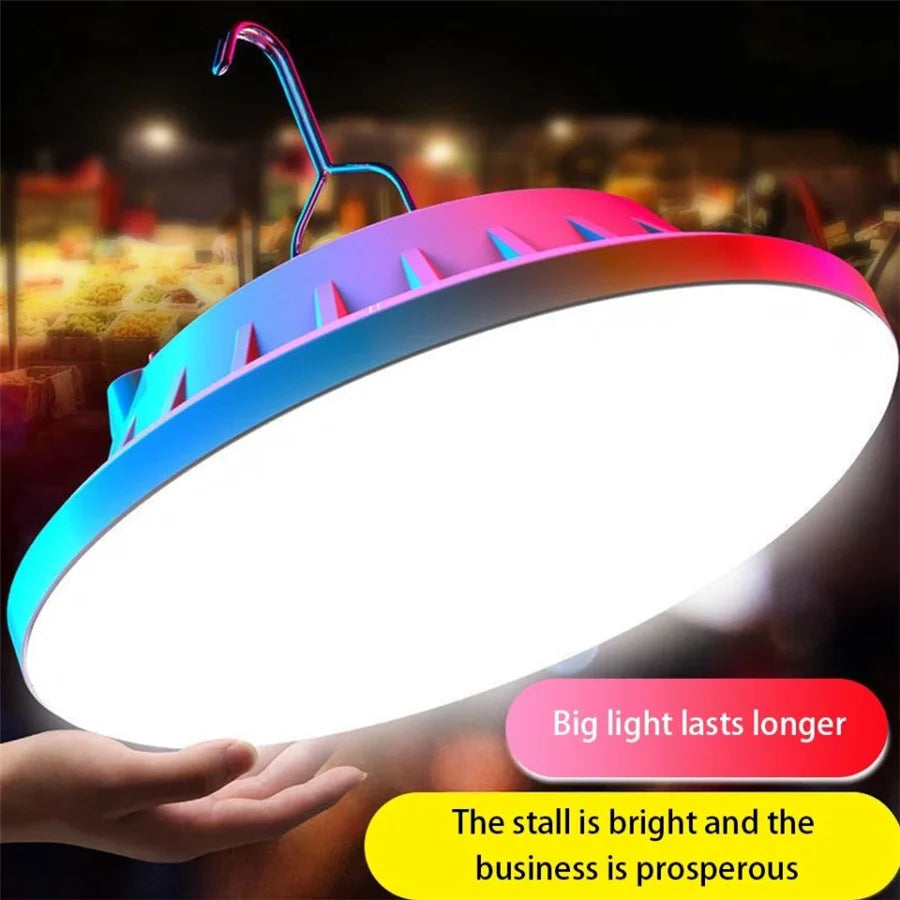 lampe solaire led rechargeable usb portable urgence camping randonnée blanc moderne