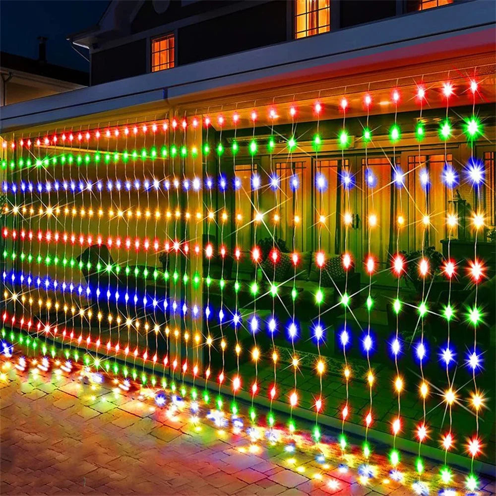 rideau lumineux led multicolore telecommande usb decoration interieur mariage chambre salon moderne