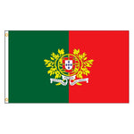 drapeau portugal super tex polyester vert rouge emblème classique décoration 120x180cm