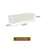 boîtes rangement tissu beige moderne opaques étroites longues sous lit chambre salon buanderie