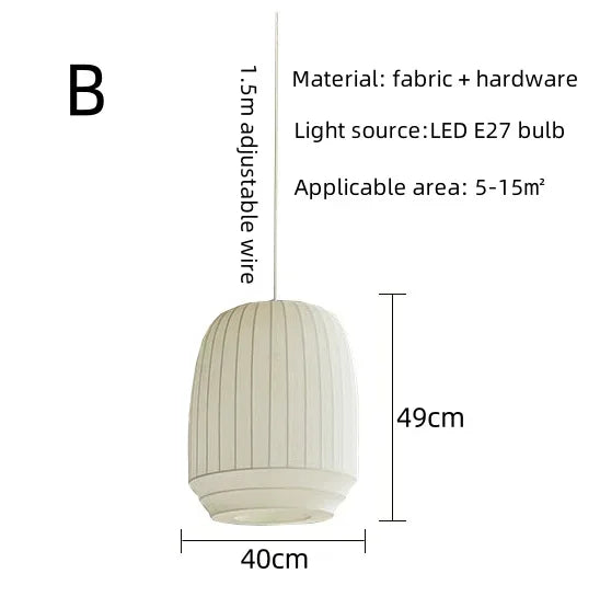 suspension lumineuse moderne blanc rayures horizontales finies opaques led e27 chambre salon
