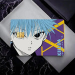 étuis cartes crédit hunter hunter papier adhésif bleu noir violet moderne graphique