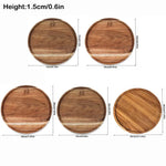 assiette ronde bois marron clair minimaliste rustique dîner pain grande petite