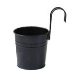 Pots fleurs suspendus modernes couleurs violet jaune rose bleu orange anneaux fixation