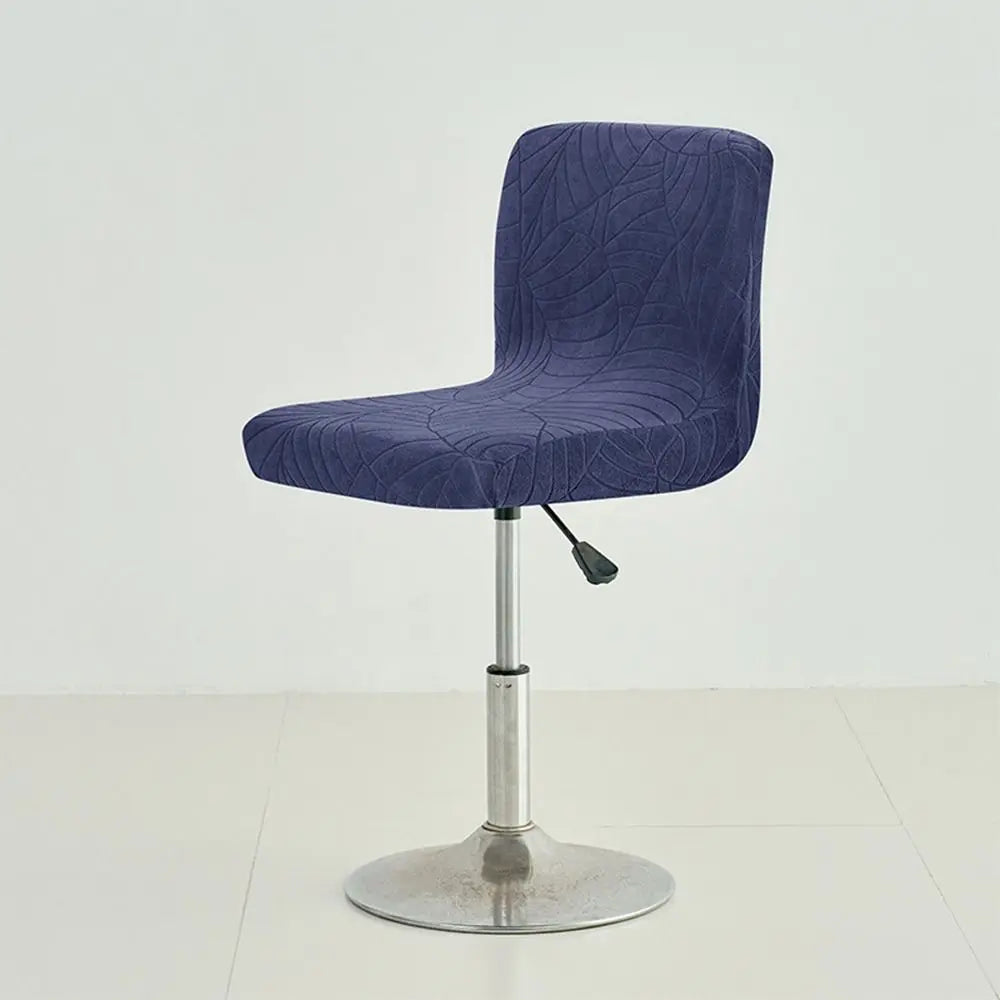 chaise moderne extérieure imprimé feuilles beige vert bleu marine grisversible régulateur hauteurhôtel accueilhoussablepolyesterelasticextensible