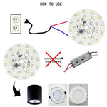 plaque led diodes smd 2835 blanc moderne 3w 5w 7w 9w 12w 15w 18w